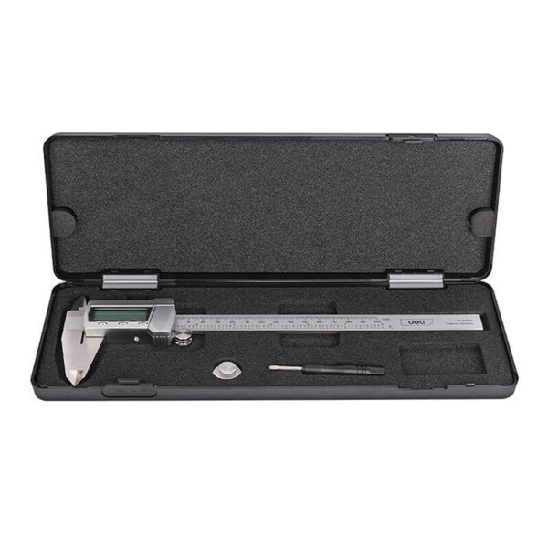 Deli Tools EDL91200 caliper, 0-200mm, ± 0.01mm - Image 2
