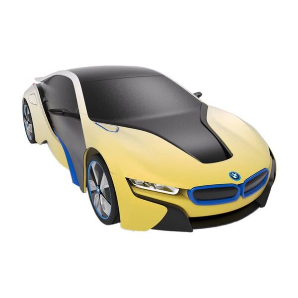 RASTAR R/C 1:24 BMW i8 remote controlled car- UV-sensitive (white and yellow) - Image 3
