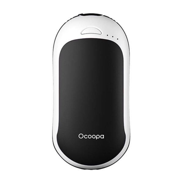 Ocoopa HotPal PD 5000 mAh hand warmer with powerbank function, USB-C, white and black - Image 2