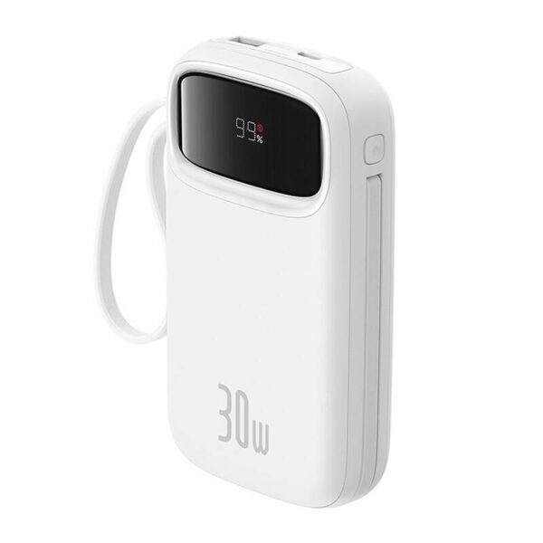 Powerbank Baseus QPow 2 20000mAh 30W 2xUSB-C (white) - Image 3