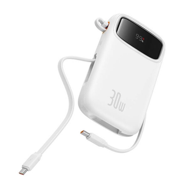Powerbank Baseus QPow 2 20000mAh 30W 2xUSB-C (white) - Image 4