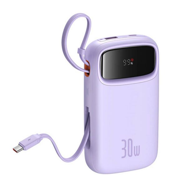 Baseus QPow 2 20000mAh 30W 2xUSB-C powerbank (purple) - Image 2