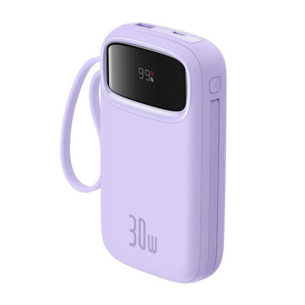 Baseus QPow 2 20000mAh 30W 2xUSB-C powerbank (purple) - Image 3