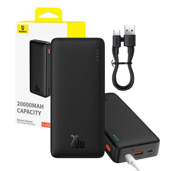 Baseus Airpow 20000mAh 20W powerbank (black) - Image 7