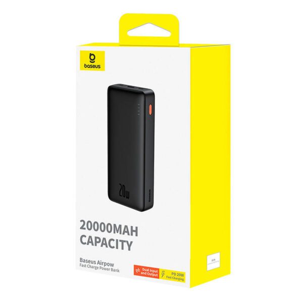 Baseus Airpow 20000mAh 20W powerbank (black) - Image 5