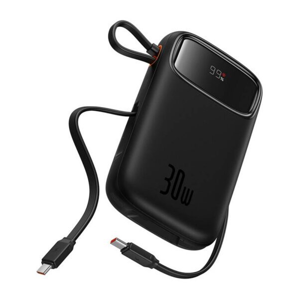 Powerbank Baseus QPow 2 10000mAh 30W 2xUSB-C (black) - Image 4