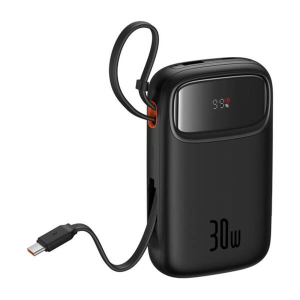 Powerbank Baseus QPow 2 10000mAh 30W 2xUSB-C (black) - Image 5