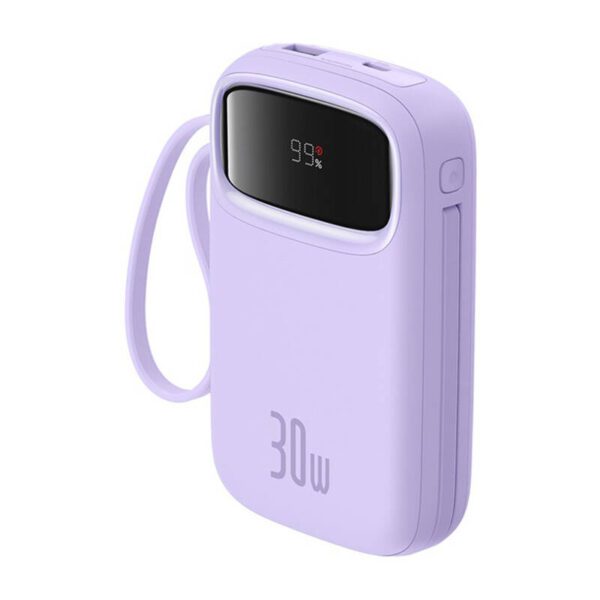 Baseus QPow 2 10000mAh 30W 2xUSB-C powerbank (purple) - Image 3