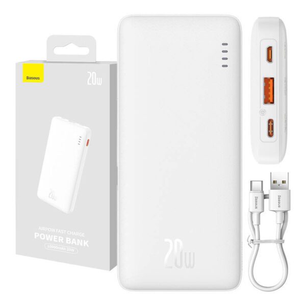 Baseus Airpow 10000mAh 20W powerbank (white) - Image 10