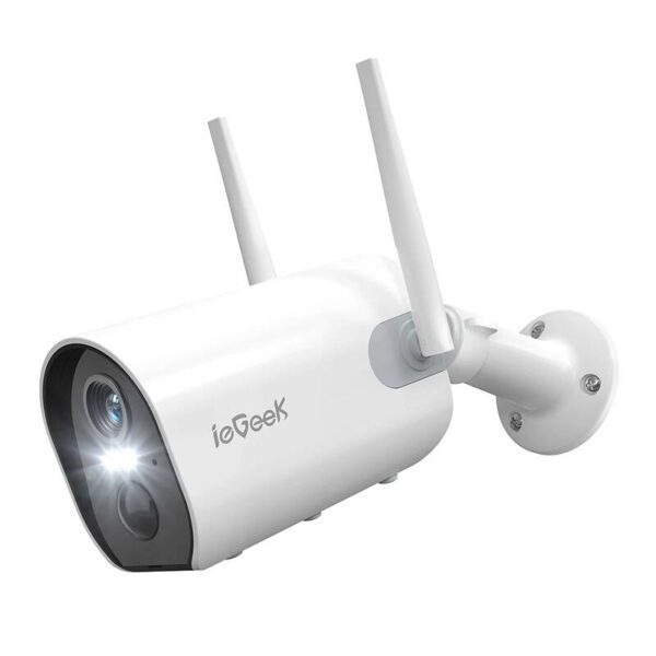 Wireless WiFi outdoor camera ieGeek ZS-GX2S white 5200mAh - Image 2