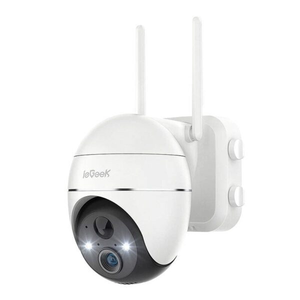 Wireless 3MP WiFi outdoor camera ieGeek ZS-GX1S white 5200mAh - Image 2