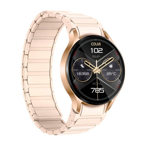 Colmi i28 Ultra smartwatch with magnetic strap (gold) - Image 3