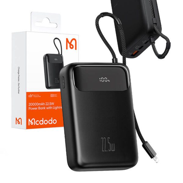 Power Bank Mcdodo MC-3710 Digital Dis 20000mAh, 22.5W (czarny) - Image 3