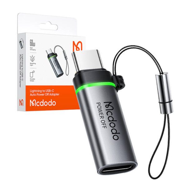 Adapter Lightning do USB-C Mcdodo OT-6010, auto power off - Image 4