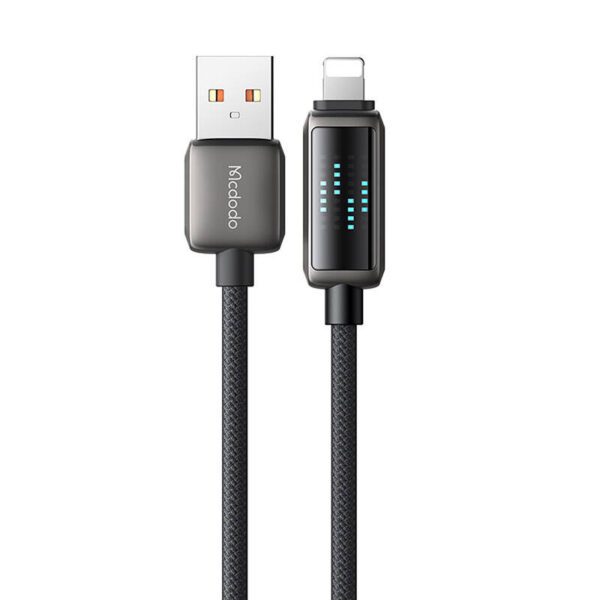 Mcdodo CA-5250 USB-A to Lightning cable, LED display, 1.2m - Image 3