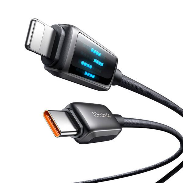 Mcdodo CA-2630 USB-C to Lightning cable, 36W, LED display, 1.2m - Image 2