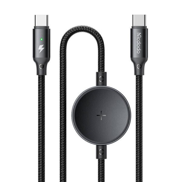 Mcdodo CA-4170 2-in-1 USB-C cable + Samsung Watch wireless charger, 60W, 1.5m - Image 2