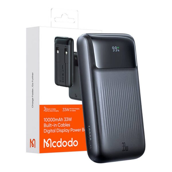 Power Bank Mcdodo MC-0231 Digital Dis 10000mAh, 33W (czarny) - Image 5