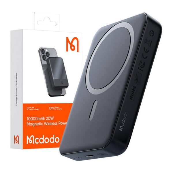 Mcdodo Magnetic Power Bank MC-4261 10000mAh, 20W (black) - Image 4
