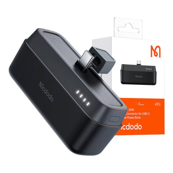Mcdodo Power Bank MC-6301 20W, 5000mAh to USB-C (black) - Image 4