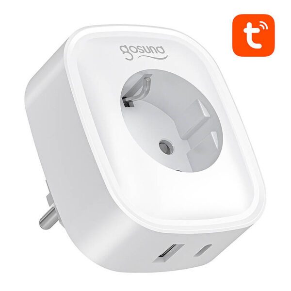 Gosund SP6 16A USB-C 20W Tuya smart WiFi/Bluetooth socket - Image 2