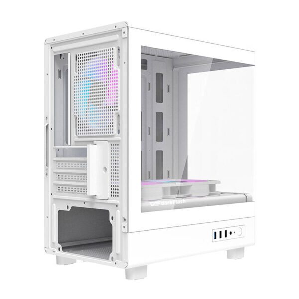Darkflash DB330M computer case (white) + 3 ARGB fans - Image 9