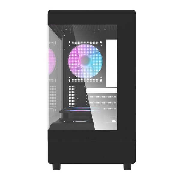 Darkflash DB330M computer case + 3 aRGB fans (black) - Image 2