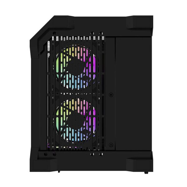 Darflash FT350 computer case + 5 aRGB fans (black) - Image 4