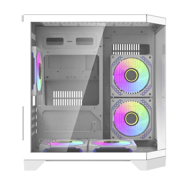 Darflash FT350 computer case + 5 aRGB fans (white) - Image 2