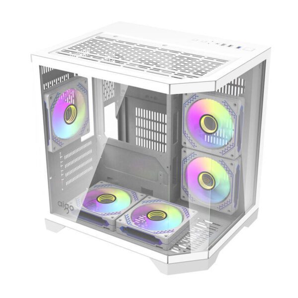 Darflash FT350 computer case + 5 aRGB fans (white) - Image 9