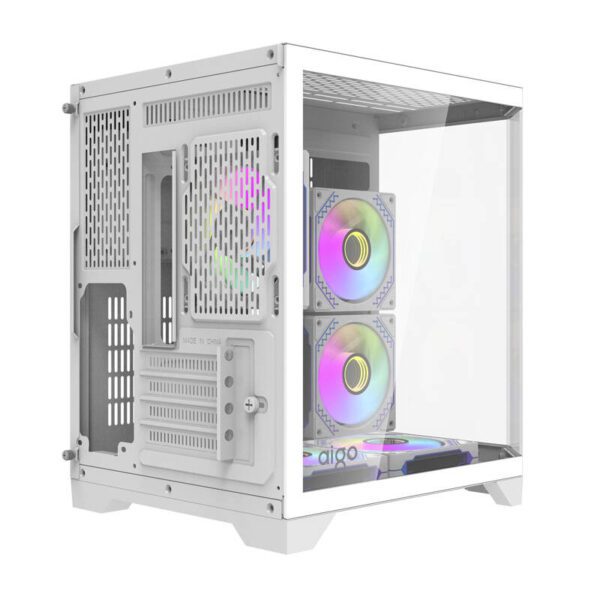 Darflash FT350 computer case + 5 aRGB fans (white) - Image 4