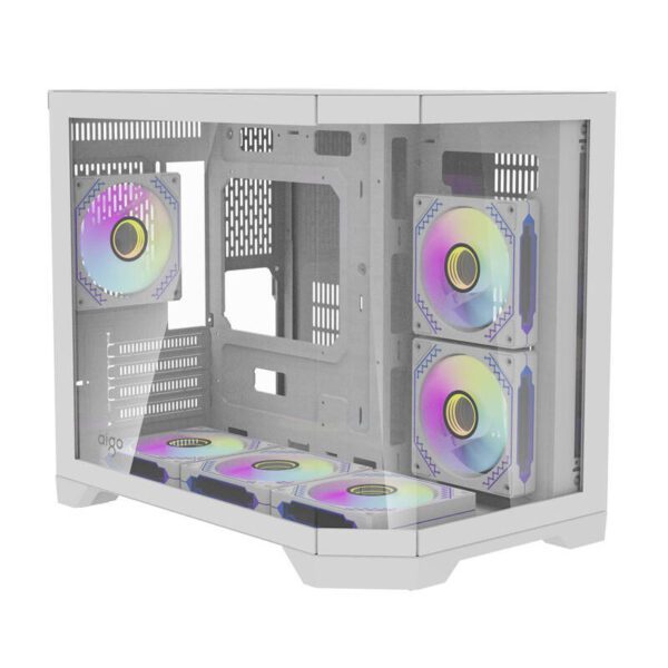 Darflash FT418 computer case + 6 aRGB fans (white) - Image 8