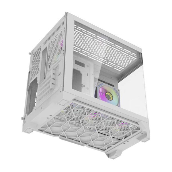 Darflash FT418 computer case + 6 aRGB fans (white) - Image 10