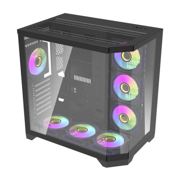 Darflash FT418 PRO computer case + 7 aRGB fans (black) - Image 8