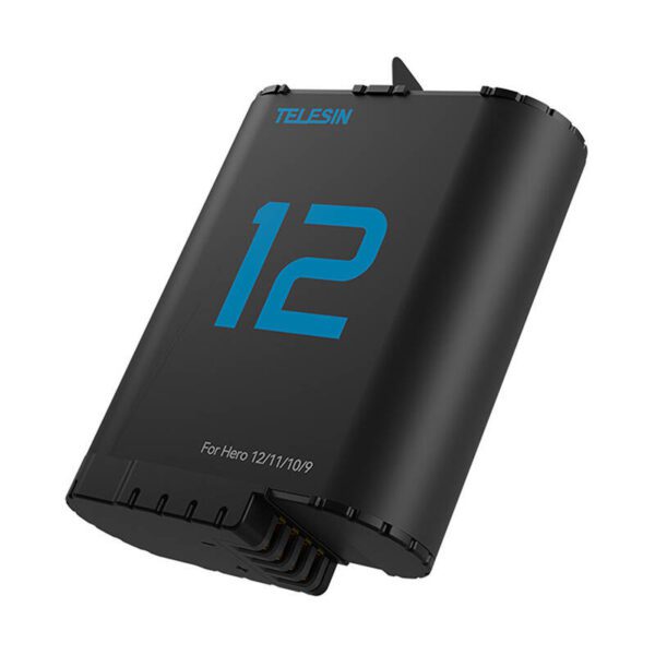 TELESIN lithium battery for GoPro Hero 12/11/10/9 (blue) - Image 4