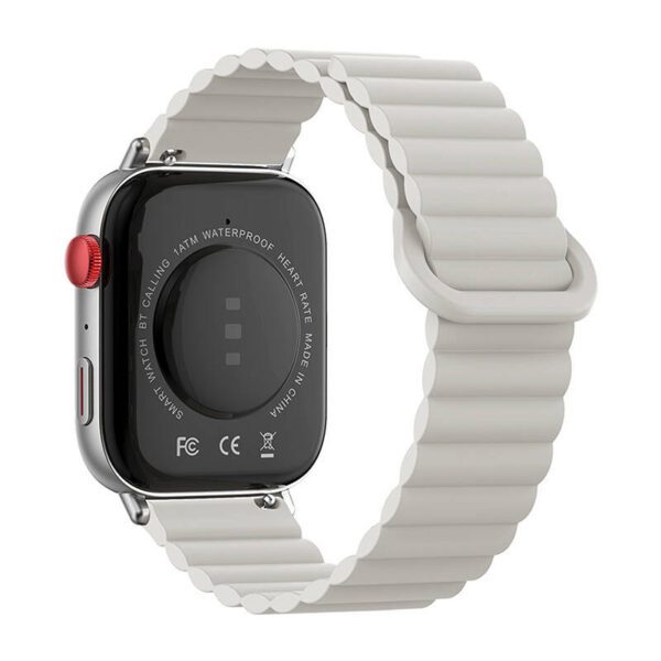 Colmi C8 Max smartwatch with magnetic strap (Silver) - Image 4