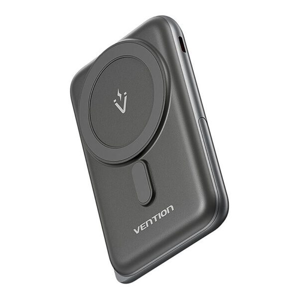 Magnetic Powerbank Vention FHNB0 20W, 10000 mAh (black) - Image 2