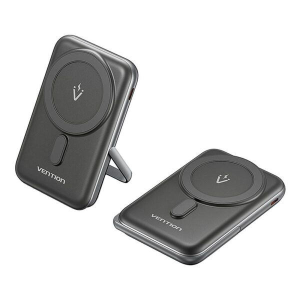 Magnetic Powerbank Vention FHNB0 20W, 10000 mAh (black) - Image 3