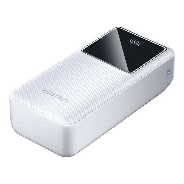 Powerbank Vention FHMW0 30000 mAh, 22.5 W (white) - Image 3