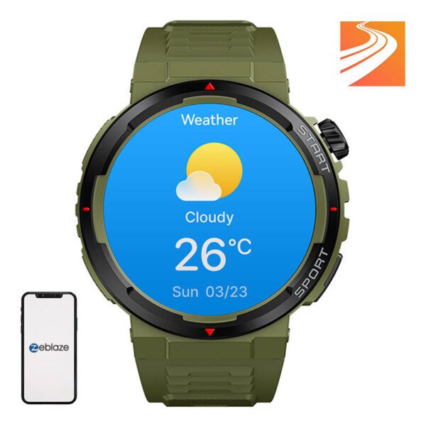 Zeblaze Ares 3 Plus Smartwatch (Green) - Image 7
