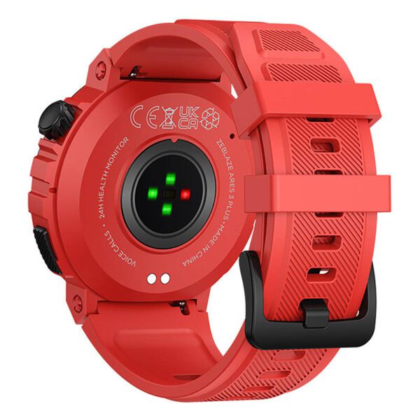 Zeblaze Ares 3 Plus Smartwatch (Red) - Image 7