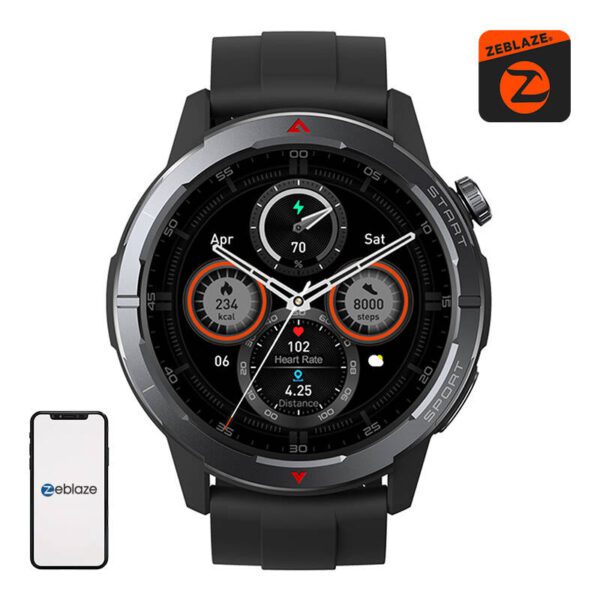 Zeblaze Stratos 3 Ultra Smartwatch (Black) - Image 7
