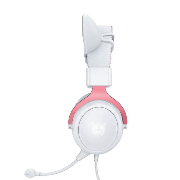 ONIKUMA X10 White/Pink/Cat Ears Gaming Headphones - Image 4