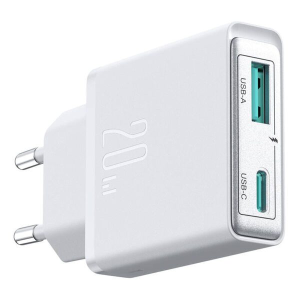 Joyroom mains charger JR-TCF14 (A+C) Super Slim 20W (white) - Image 2