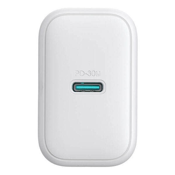 Joyroom power charger JR-TCF24 with C-C cable 30W 1m (white) - Image 4