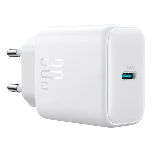 Joyroom power charger JR-TCF24 with C-C cable 30W 1m (white) - Image 6