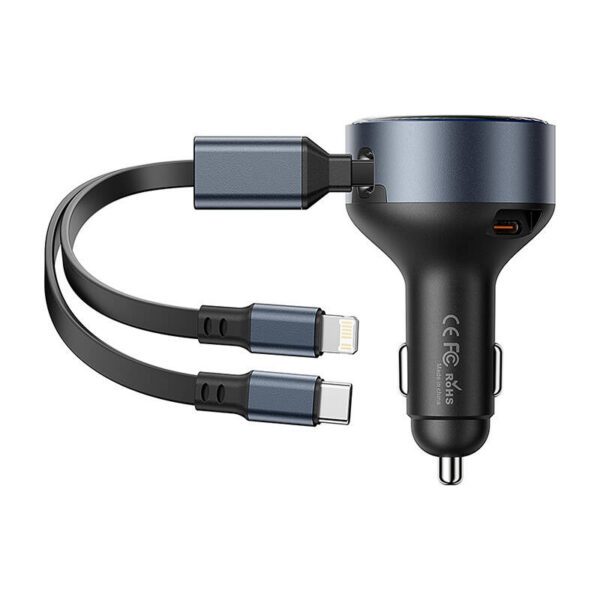 Vention FFOB0 USB-C car charger + USB-C/Lightning 30W cable - Image 2