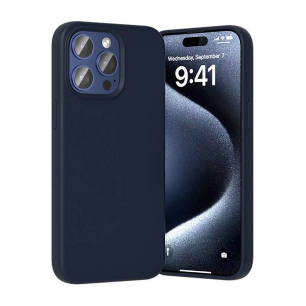 Vention KUFL0-30 Silicone Case for iPhone 15 Pro (blue) - Image 3