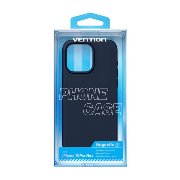 Vention KUFL0-40 Silicone Case for iPhone 15 Pro Max (blue) - Image 4