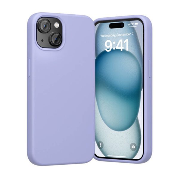 Vention KUFV0-20 Silicone Case for iPhone 15 Plus (purple) - Image 2
